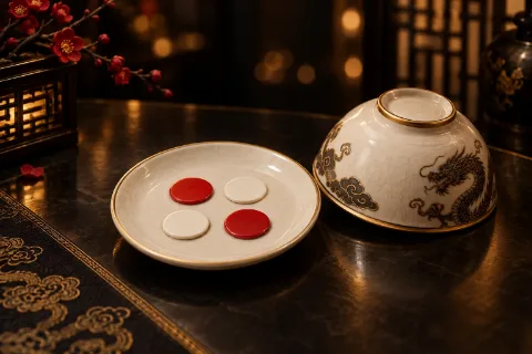 Ảnh minh họa AI: Xóc đĩa: nhận diện quân vị và đọc kết quả rõ ràng