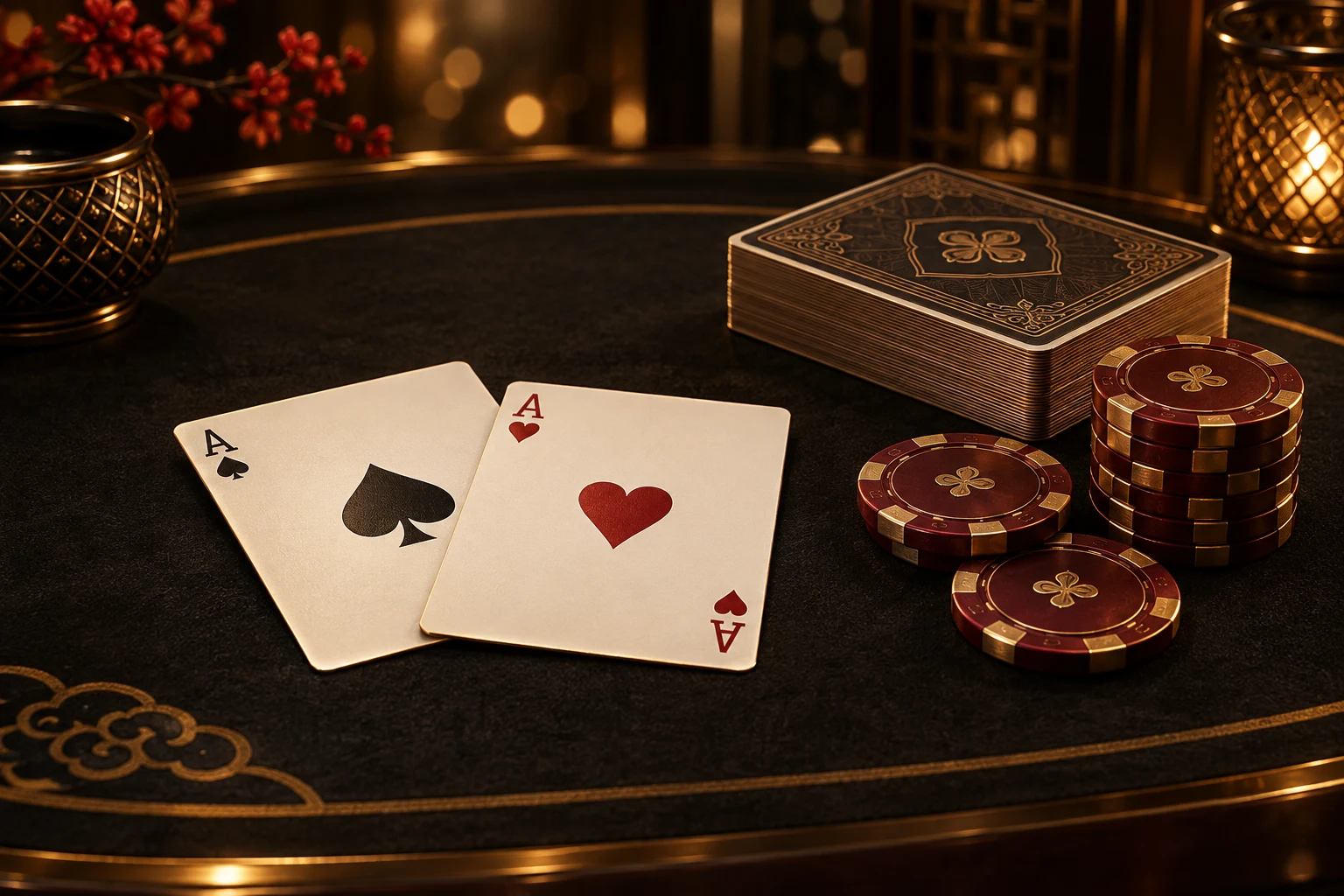 Ảnh minh họa AI: Poker: làm quen với bài chung và các vòng Texas Hold’em